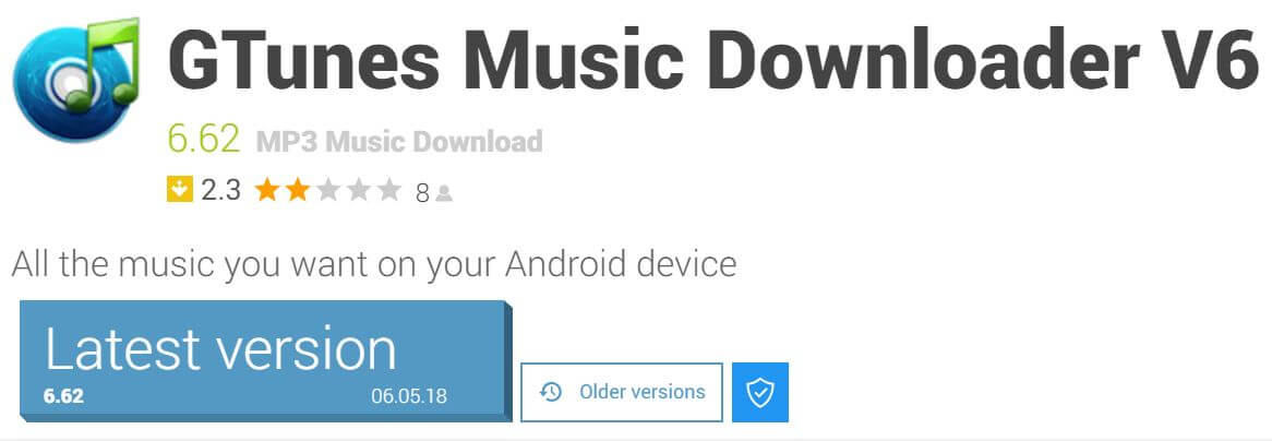 Gtunes free music android app