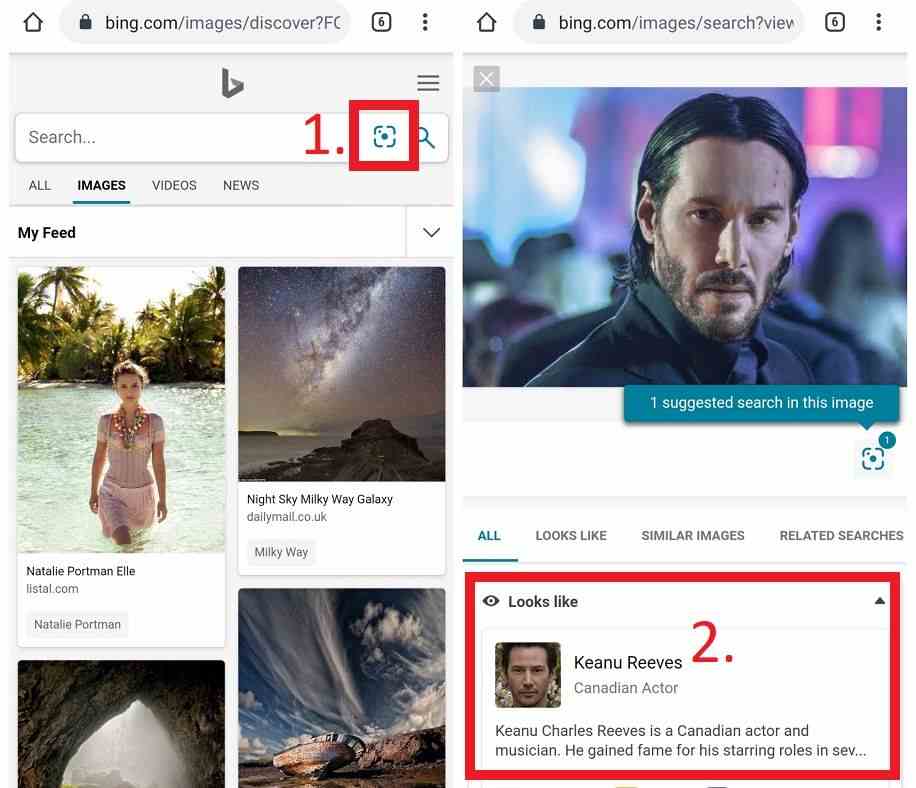 Bing Reverse Image Search