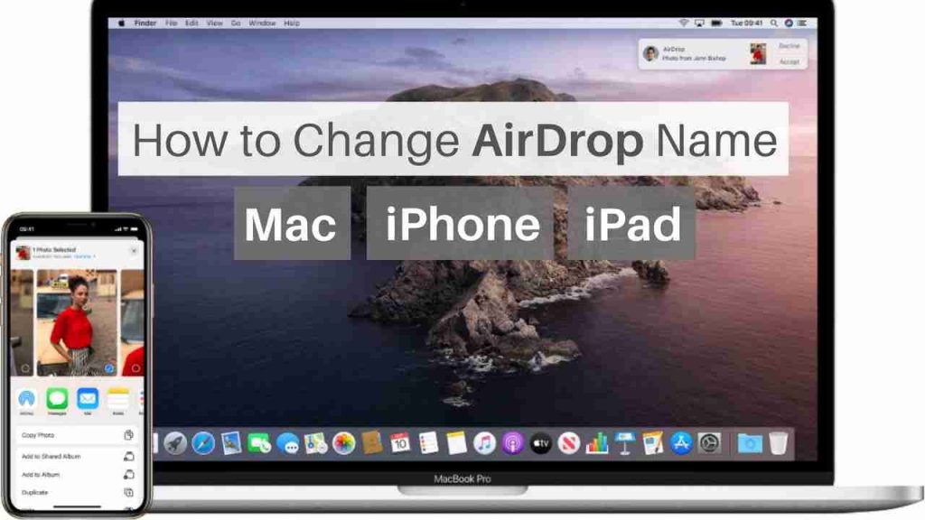 How to change Airdrop name