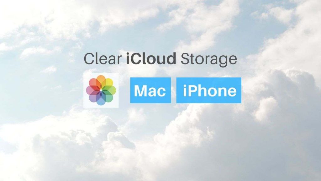 clear iCloud storage