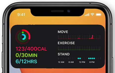 Apple Fitness widget