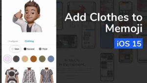 Read more about the article How to add Clothes to Memojis?