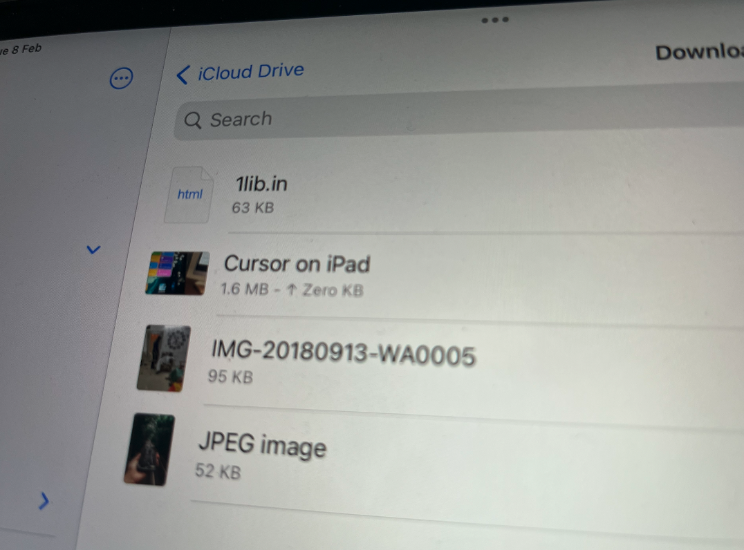 Moved File to Files app