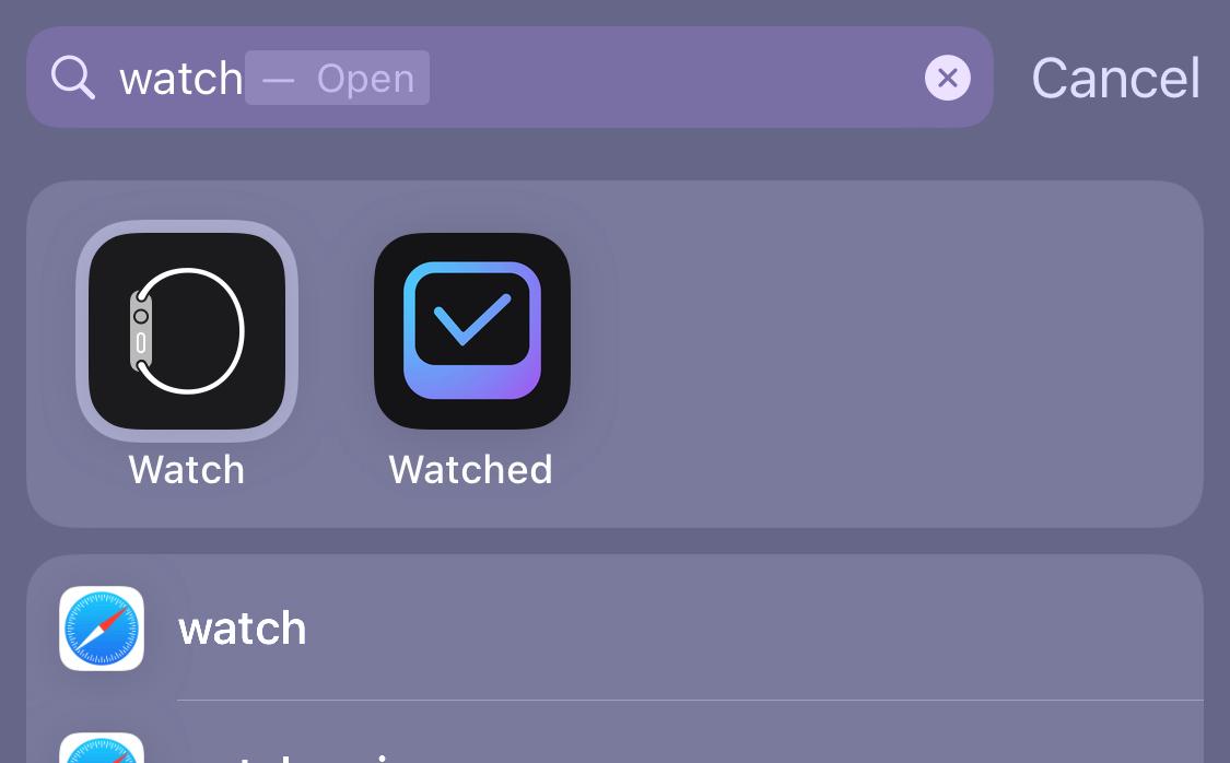 Open Watch App