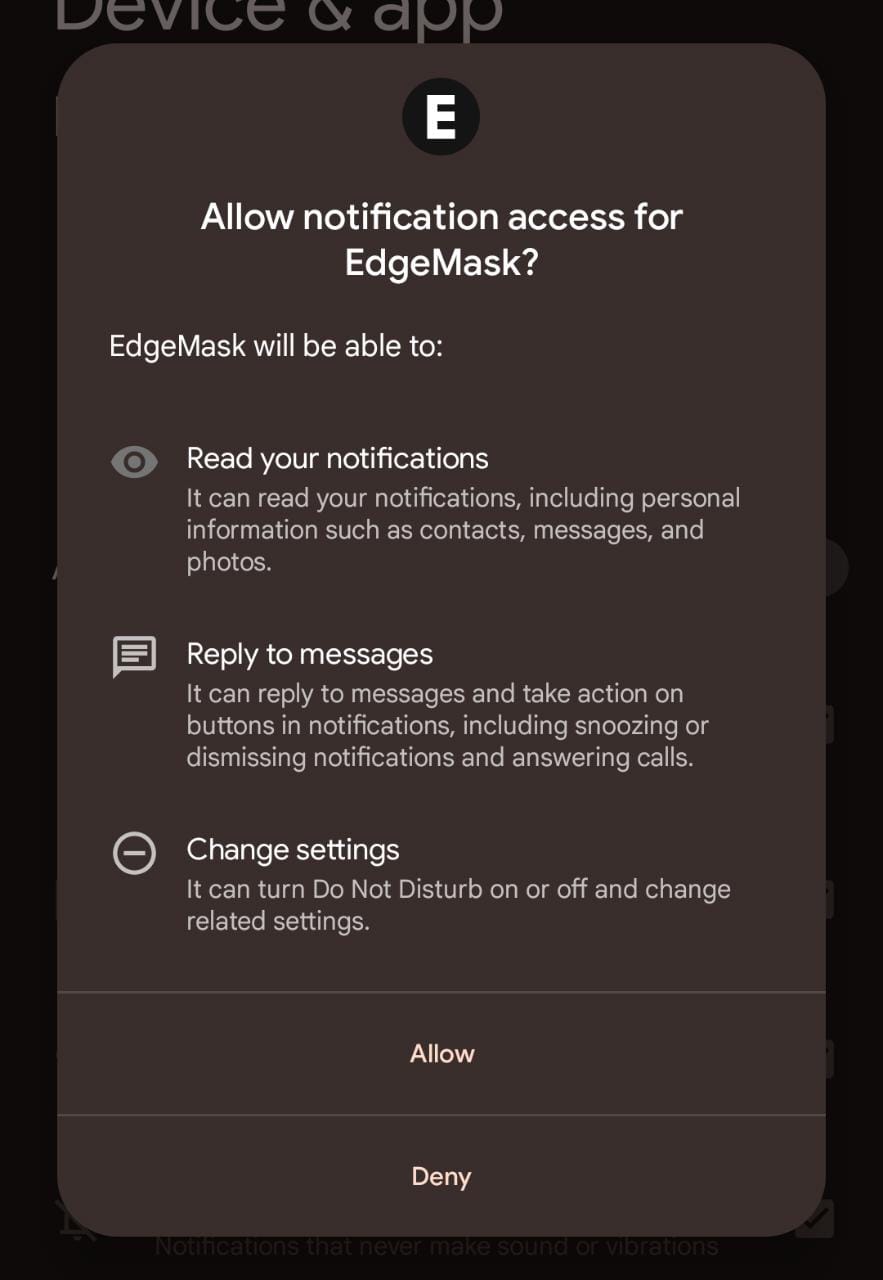 Allow notifications