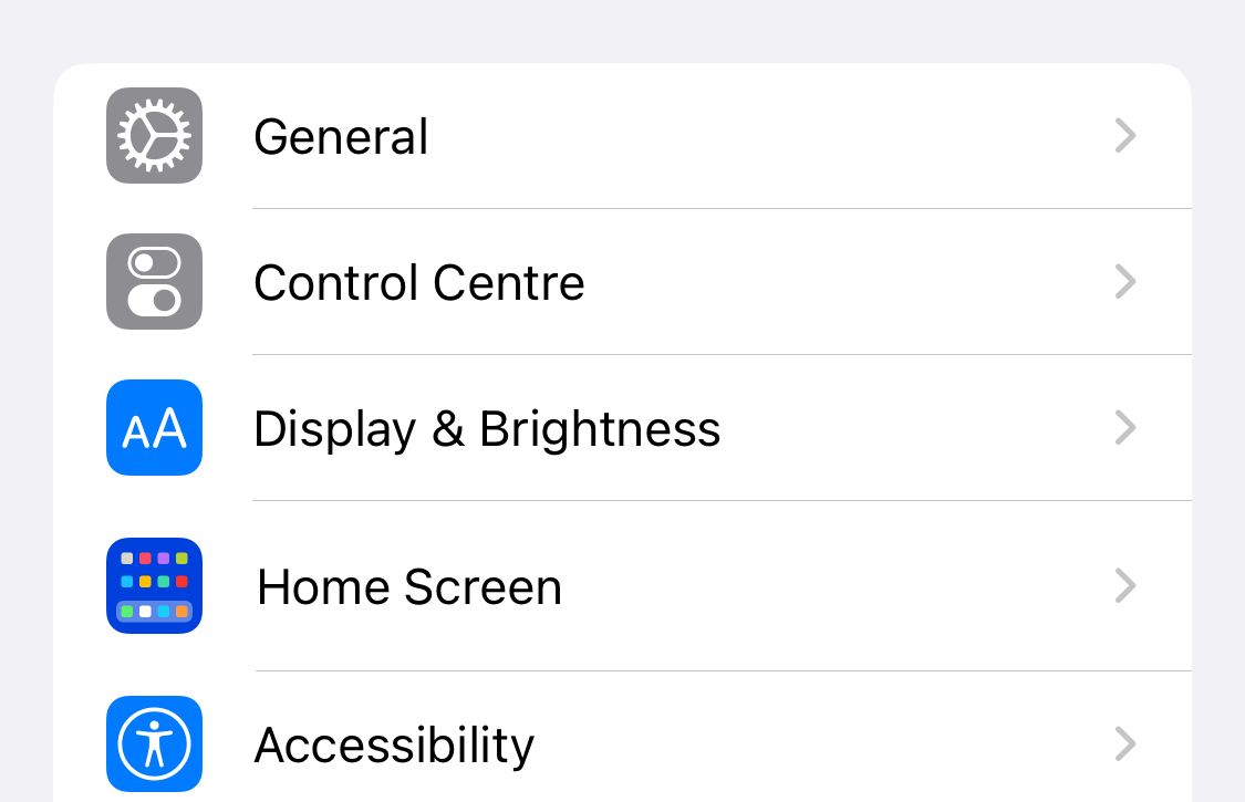 Display & Brightness